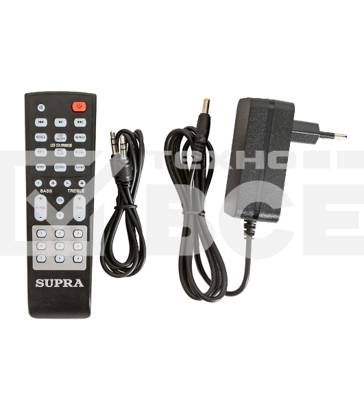 Минисистема SUPRA SMB-790 черный 500Вт FM USB BT SD