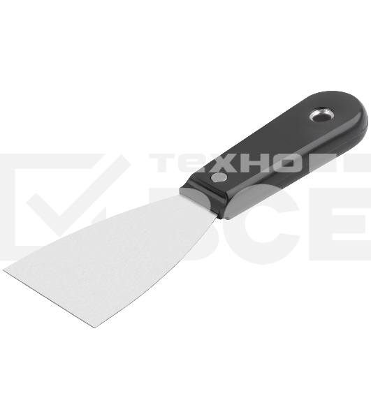 Шпатель FIT 06275 с пластиковой ручкой полированный 2,5