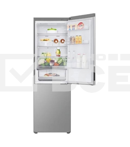 Холодильник LG GC-B459ANMW серебристый двухкамерный 234/110л морозилка снизу