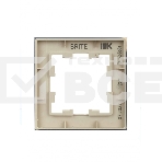 Рамка 1-мест. IEK BRITE РУ-1-2-БрВа стекло ванильный, фото4
