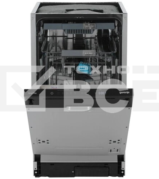 Встраиваемая посудомоечная машина Gorenje GV572D10, черный, 44.8 см, 11 компл., 44 дБ, класс A+++