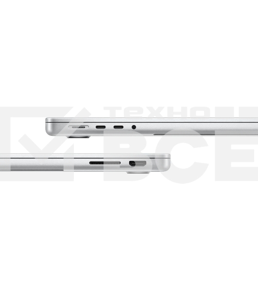 Ноутбук APPLE MacBook Pro 14 A2918 серебристый (M3/8Gb/1Tb SSD/MacOS) (MR7K3_RUSG) нужен переходник на EU