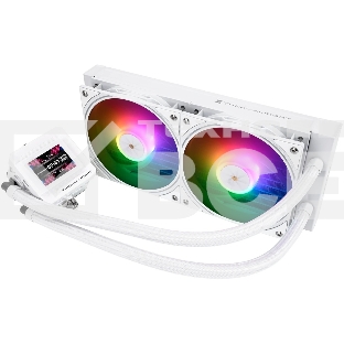 Водяное охлаждение для процессора Thermalright Frozen Warframe SE 240 ARGB White (240mm, LED temp., Black, ARGB/ Fans: 2x120mm, 70.84CFM, 29.8dBA, 2000RPM/ Pump height 59mm, Rad thickness 27mm/ S: 1851, 1700, 1200, 115X, AM5, AM4)