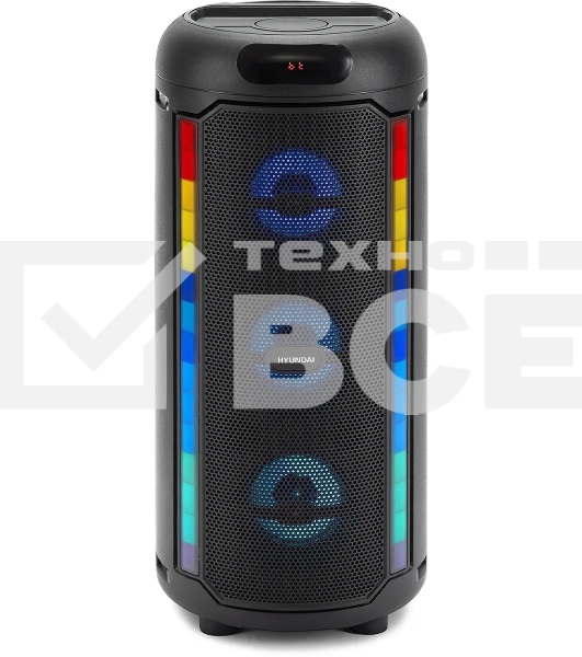 Минисистема Hyundai H-MC1221 черный 15Вт FM USB BT SD/MMC