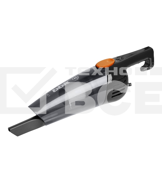 Пылесос вертикальный BBK BV2900 черный/оранжевый, питание от сети, 170 Вт, уборка сухая, пылесборник 0.8 л