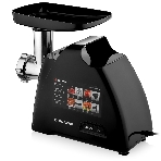 Мясорубка электрическая BRAYER BR1606 черный, 1800 Вт, 2.0 кг/мин, реверс, защита от перегрузки, насадки - 5, фото7