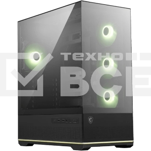 Компьютерный корпус MSI MAG Pano 110R PZ черный без БП ATX 6x120мм 7x140мм 2xUSB 3.0 1xUSB3.1 audio AirDuct bott PSU