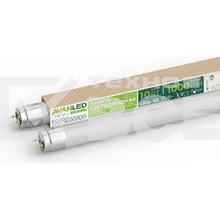 Лампа светодиодная AL Т8-10-840-600-М 10Вт 4000К G13 600мм AVANLED 11106402