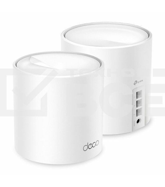 Бесшовный Mesh роутер TP-Link Deco X50(2-Pack) AX3000 10/100/1000BASE-TX