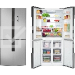 Холодильник Hansa FY418.3DFXC нержавеющая сталь трехкамерный 274/144л морозилка снизу, фото11