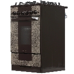 Плита газовая Gefest 5500-02 0114 коричневый, конфорок 4 шт, духовка 52 л, 50 см x 85 см x 58.5 см, фото3