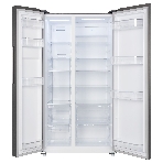 Холодильник Korting KNFS 93535 X нержавеющая сталь двухкамерный 356/203л морозилка сбоку, No Frost, Side by Side, фото4