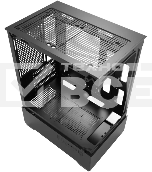 Корпус Bloody CC-125-BK, Mini-Tower, чёрный