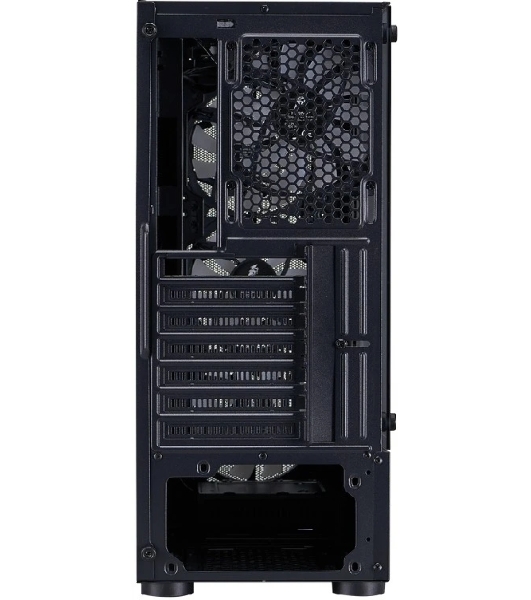 Корпус 1STPLAYER DK D4 FRGB Black, Midi-Tower, чёрный, 4 x 120 мм