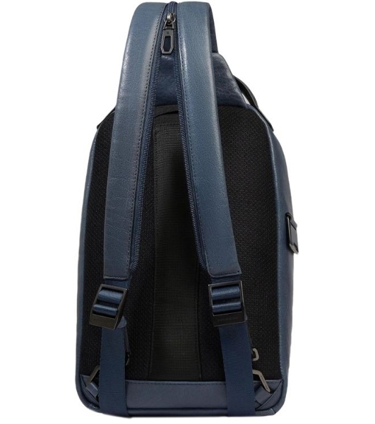 Рюкзак слинг мужской Piquadro Solm CA7028S141/AV серо-голубой кожа