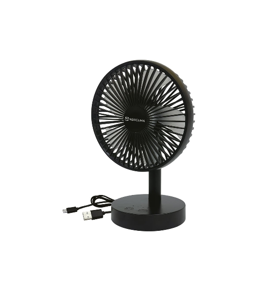 Вентилятор Neoclima RDF-600 черный, настольный, 6 Вт, 3 скорости, 14.4 см