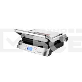 Электрический гриль-пресс BRAYER BR2006, 2000 Вт, съем.пласт, LCD-дисп, рифл.пласт 29*23см, темп 230