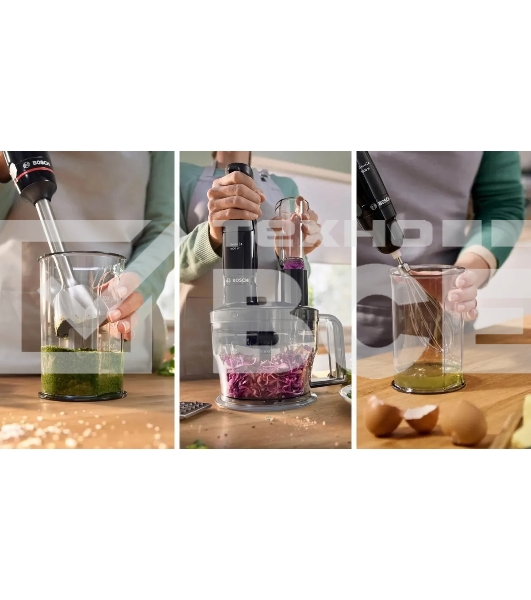 Блендер погружной Bosch MSM4B670 1000 Вт, черный
