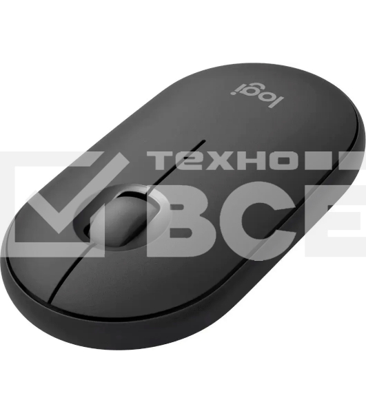 Мышь беспроводная Logitech Pebble 2 M350S графитовый, 4000 dpi, Bluetooth, кнопки - 3