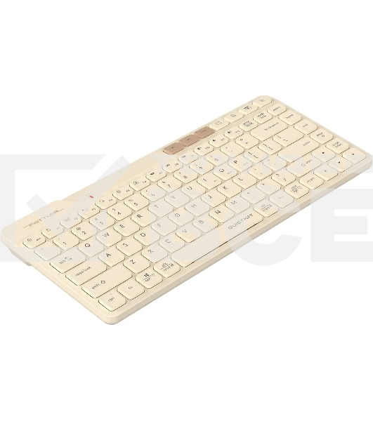 Клавиатура A4Tech Fstyler FBK26C AS беспроводная, USB, Bluetooth/Радиоканал, бежевый