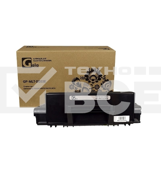 Картридж GalaPrint GP-MLT-D203E чёрный (10000 стр) для Samsung ProXpress SL-M3820/SL-M3820DN/SL-M3820D/SL-M3870/SL-M3870FW/SL-M3870FD/SL-M4020/SL-M4020ND/SL-M4070/SL-M4070FR/SL-M4072 (для аппаратов, выпущенных после 01.07.2017)