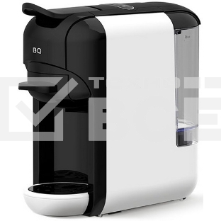 Кофеварка комбинированная BQ CM3000 черный/белый, исп. кофе - молотый, капсулы Nespresso/Dolce Gusto, 0.6 л, 1450 Вт, 19 Бар.
