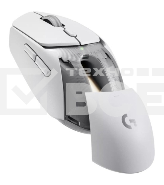 Мышь беспроводная Logitech G309 Lightspeed белый, 25600 dpi, радиоканал, Bluetooth, USB, кнопки - 6