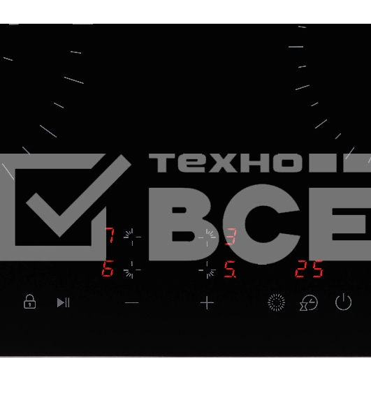 Варочная поверхность Krona 60 BL 1DZTK черный