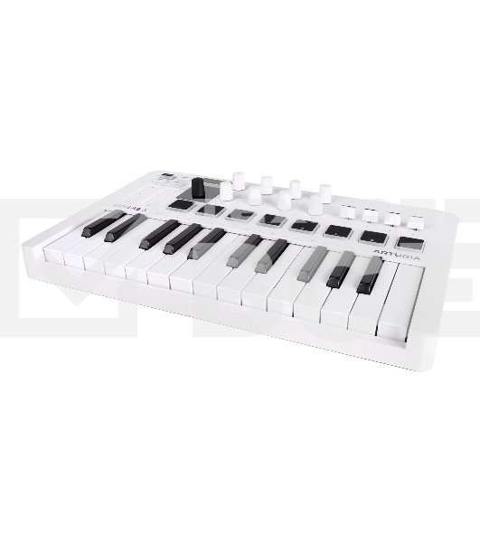 Клавиатура MIDI [231501] Arturia [MiniLAB 3] 25 клавиш, 8 энкодеров, 8 RGB пэдов, 8 фейдеров, дисплей, сенсорные регуляторы Pitch/Modulation, MIDI-выход, 1/4