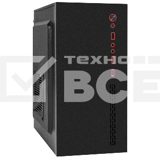 Компьютерный корпус Minitower ExeGate BAA-403U-UNS400 (mATX, БП UNS400 с вент. 12см, 2хUSB/1хUSB 3.0, HD Audio, черный)