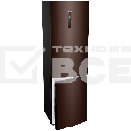 Холодильник Haier C4F740CLBGU1 коричневый двухкамерный 286/115л морозилка снизу, No Frost, фото12