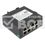Коммутатор неуправляемый промышленный U-8T 8 портов 10/100Base-T(X) RJ45 монтаж на DIN-рейку TSX EKF TSX-U-8T, фото 1