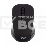 Мышь беспроводная HIPER HOMW-101, 1000-1600 dpi, оптический, 4 кнопки, Soft-touch покрытие, USB-приемник, 2,4 ГГц, батарея 1хАА, черный (HOMW-101), фото4