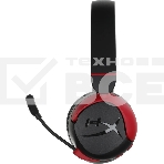 Наушники с микрофоном HyperX Cloud Mini черный/красный накладные BT оголовье (7G8F1AA), фото6