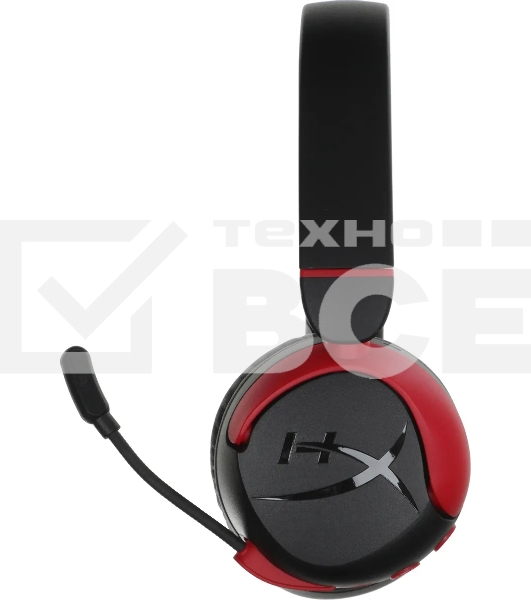 Наушники с микрофоном HyperX Cloud Mini черный/красный накладные BT оголовье (7G8F1AA)