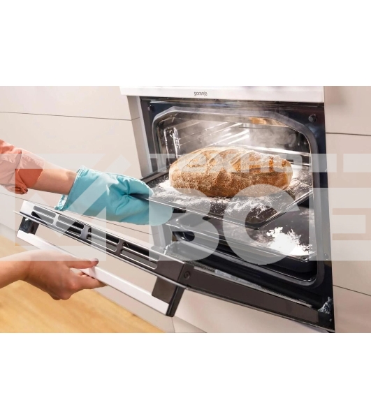 Плита электрическая Gorenje GECS5C70WA белый, конфорок 4 электрических, духовка 70 л, 50 см x 85 см x 59.4 см