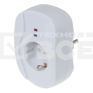 Сетевой фильтр Buro 100SH-Plus-W (1 розетка) белый (коробка)