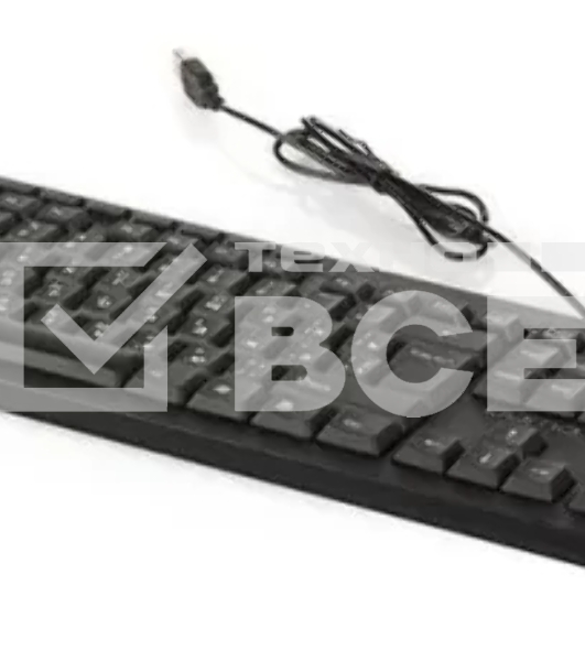 Клавиатура проводная офисная Qumo Paragraph K63, проводная,104 + 9