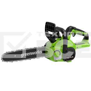 Цепная пила аккумуляторная GreenWorks G40CS30IIK4, 40V, 30 см,  с 1* АКБ 4А*ч и ЗУ (2007807UB)
