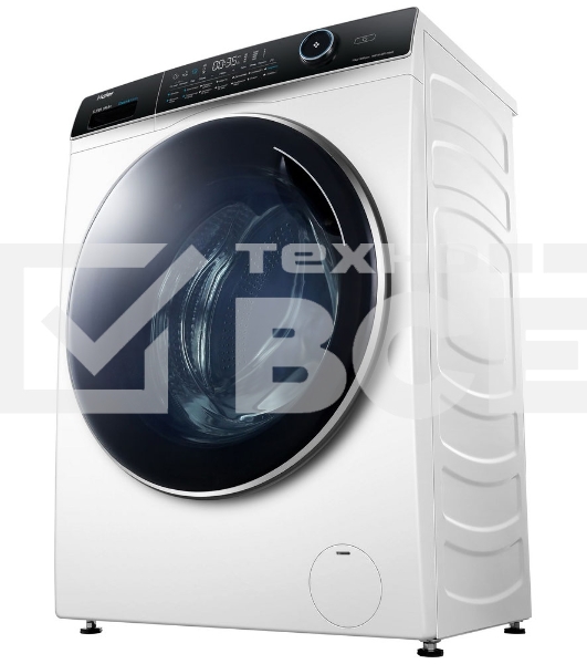 Стиральная машина Haier HW100-BP14986E белый, загрузка фронтальная, 10 кг, 1400 об/мин, класс: A+++