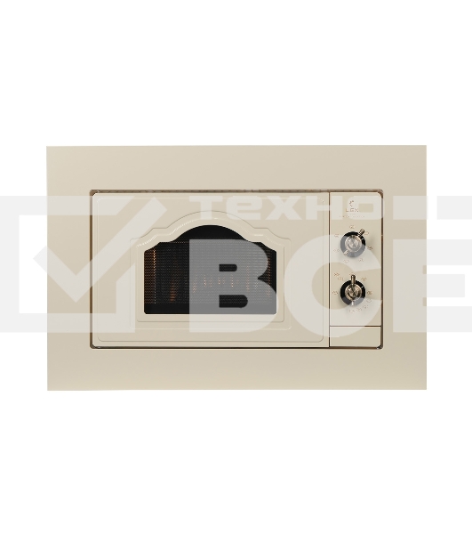 Микроволновая печь встраиваемая Lex BIMO 20.04 IV слоновая кость, 20 л, 700 Вт, переключатели - поворотный механизм