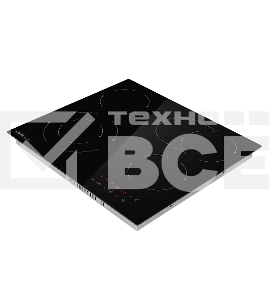 Электрическая варочная панель HOMSair HVС64SMDBK Hi-Light, независимая, черный