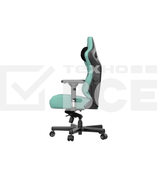 Кресло игровое Anda Seat Kaiser 3, цвет зелёный, размер L (120кг), материал ПВХ (модель AD12)