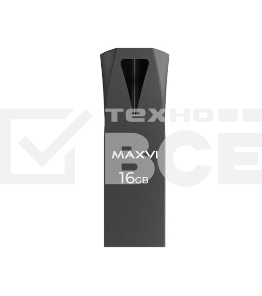 Флеш диск Maxvi MK2 16GB USB 2.0 dark grey