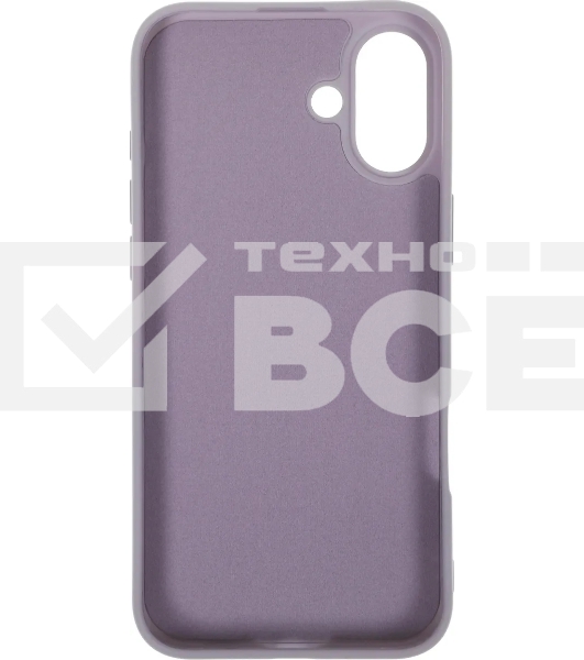 Чехол (клип-кейс) BoraSCO для Apple iPhone 16 Plus Microfiber Case лавандовый (73686)