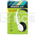 Беспроводные/проводные наушники Ergolux ELX-BTHP01-C01 белый, накладные, Bluetooth + проводной, до 8 ч, фото2
