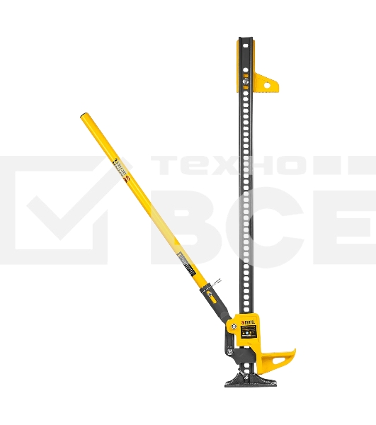 Домкрат реечный профессиональный Denzel 3,5 т, 115-1040 мм, High Jack