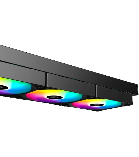 Система жидкостного охлаждения ID-Cooling FX360 TD ARGB Soc-AM5/AM4/1200/1700/1851 черный 4-pin 27.2dB Al+Cu LCD 350W Ret