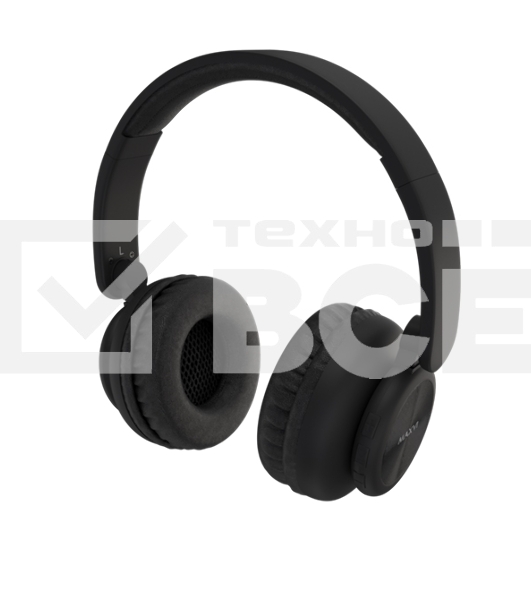 Беспроводные полноразмерные наушники Maxvi MHF-200BT черные, Bluetooth 5.3\300 мАч\микрофон