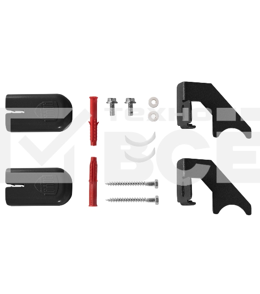 Комплект настенных регулируемых кронштейнов Royal Thermo Design 100, черные